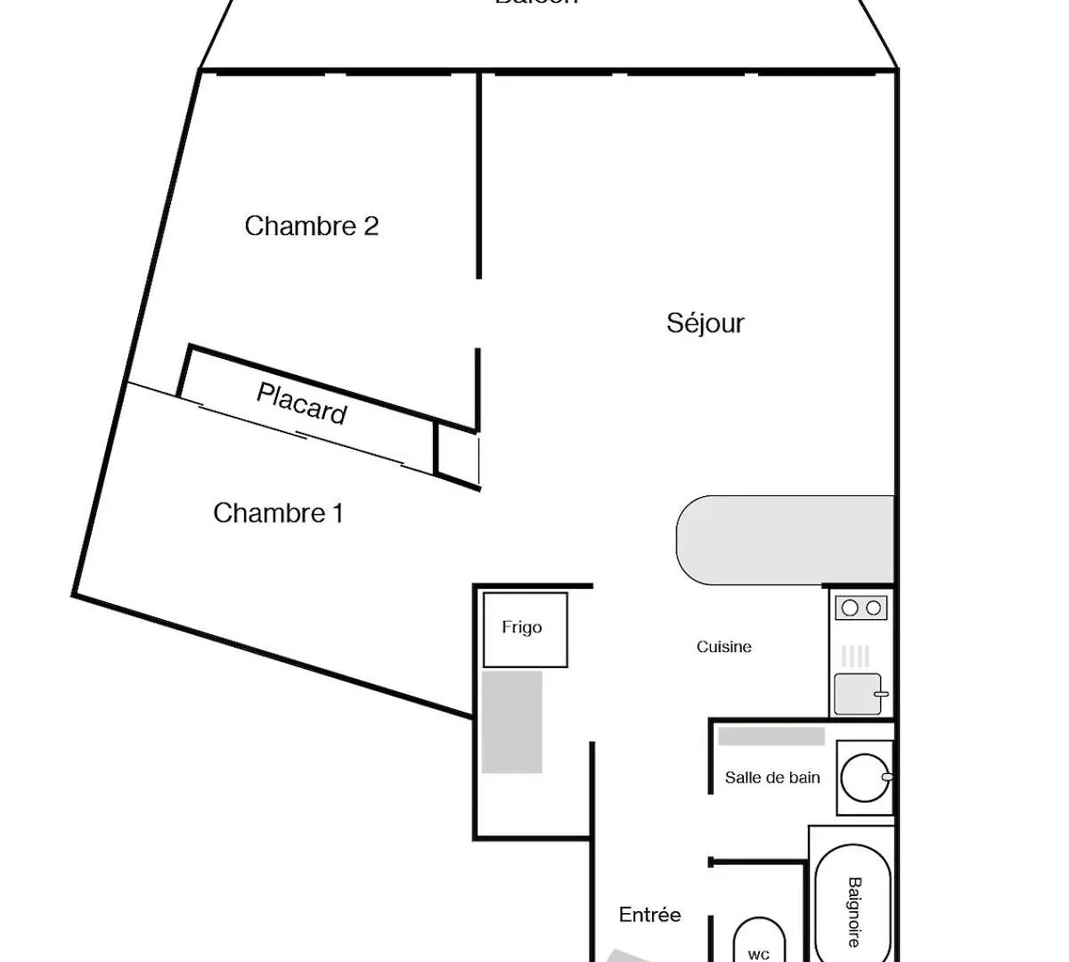 Appartement 2 Chambres Vue Montagne Panoramique Bagnères-de-Bigorre 0*,  France